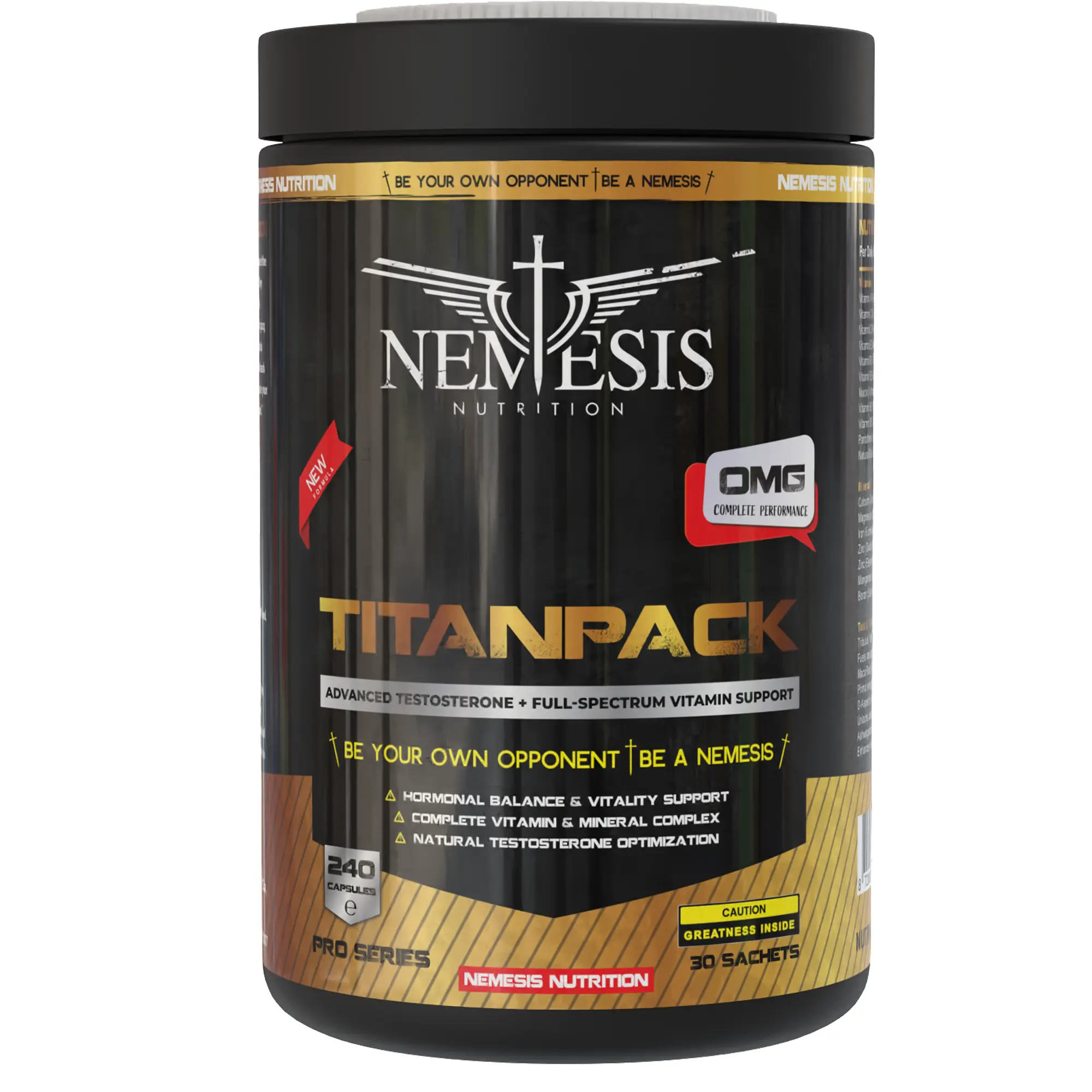 Nemesis TITANPACK Daily vitamin pack